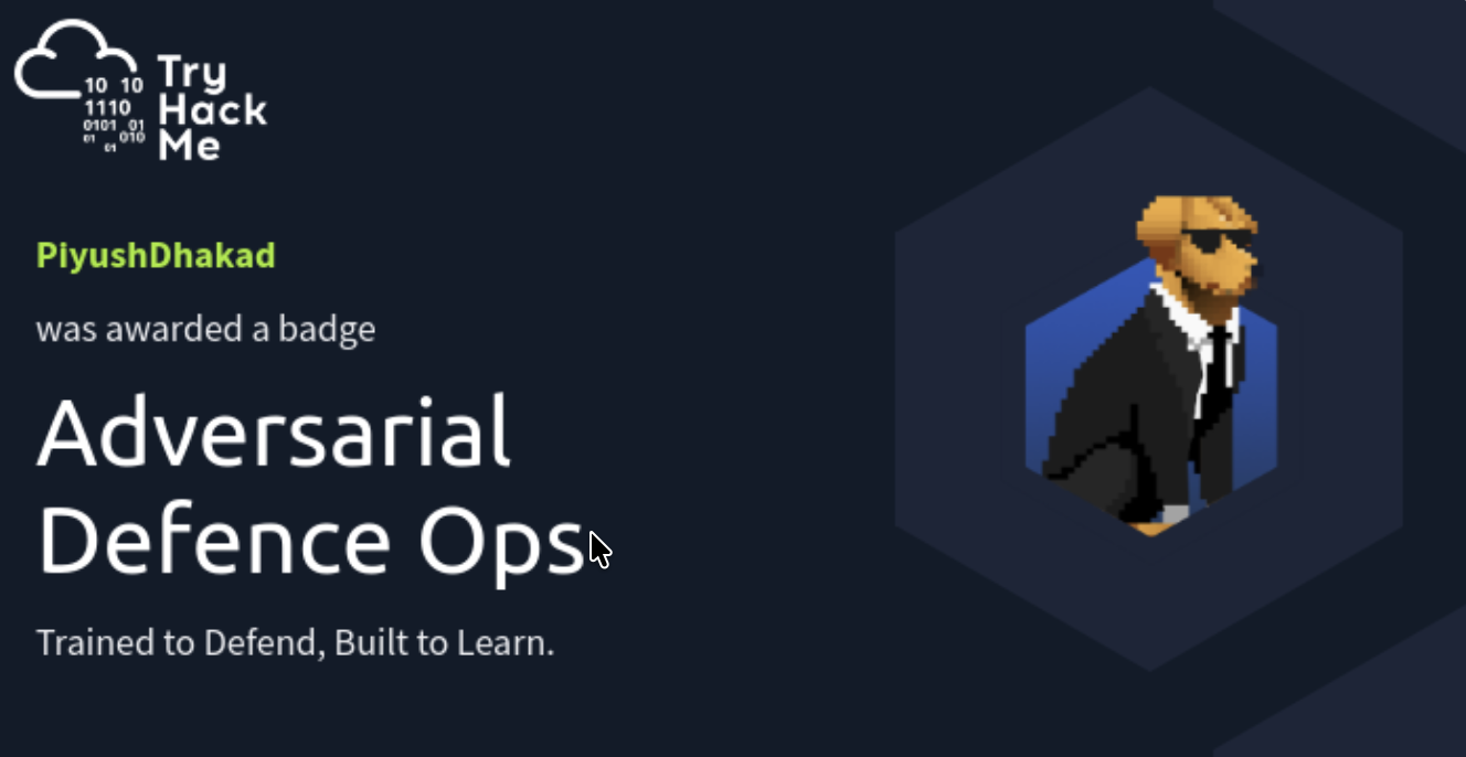 Adversarial Defence Ops Badge